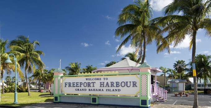 Freeport Harbour Grand Bahama Island The Bahamas